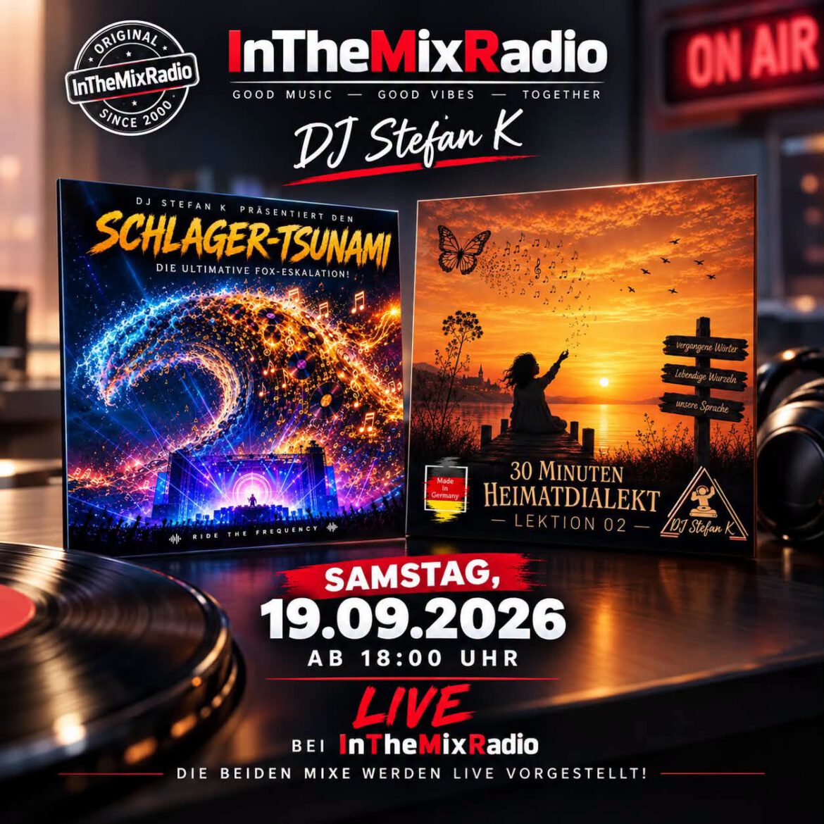 DJ StefanK live im Studio